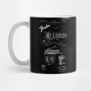 US Patent - Fender Stratocaster Guitar Mug